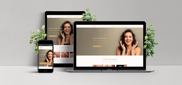 Salon Andrea — web stranica